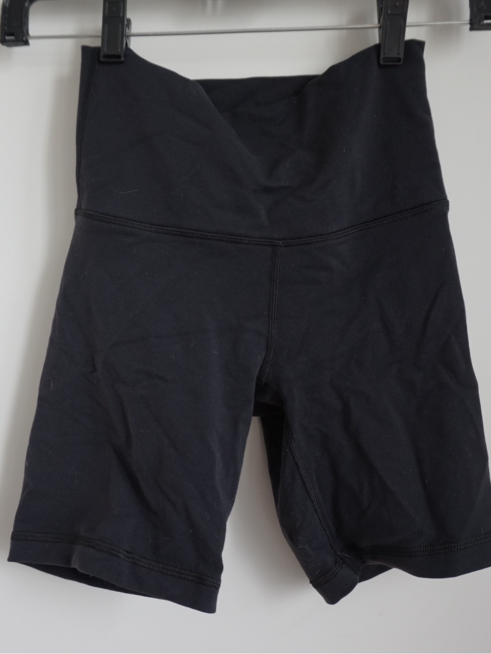 TNA Black High-Waist Bike Shorts